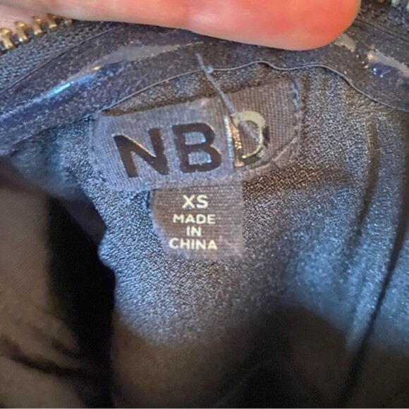 Revolve NBD Pink Preppy old money Barbiecore Tweed Zip Strapless Mini Dress XS - Picture 11 of 14